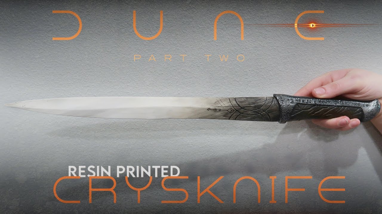How to make a Dune Crysknife - Painting 3D Resin Prints